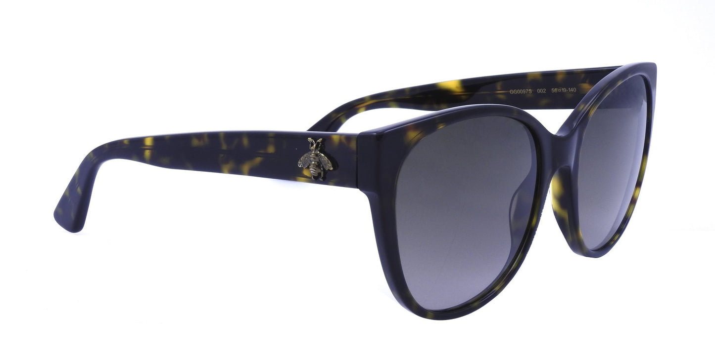 Lente Solar Gucci GG0097S Havana