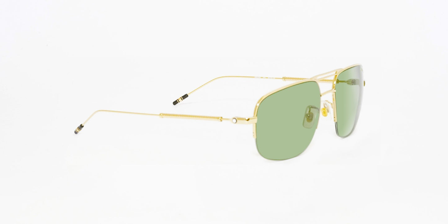 Lente Solar Montblanc MB0109S-002 Dorado
