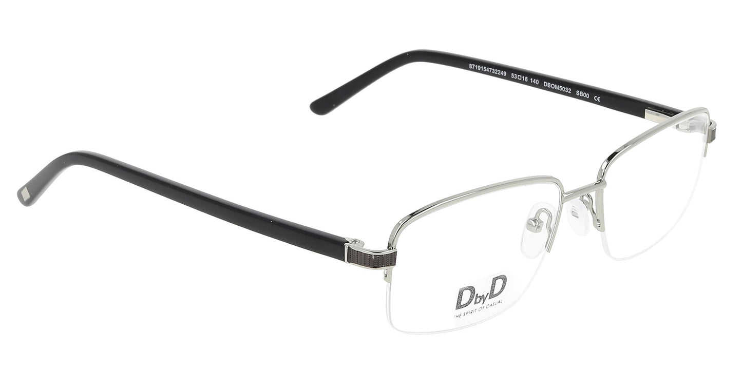 Lente Oftálmico D By D DBOM5032 Plata