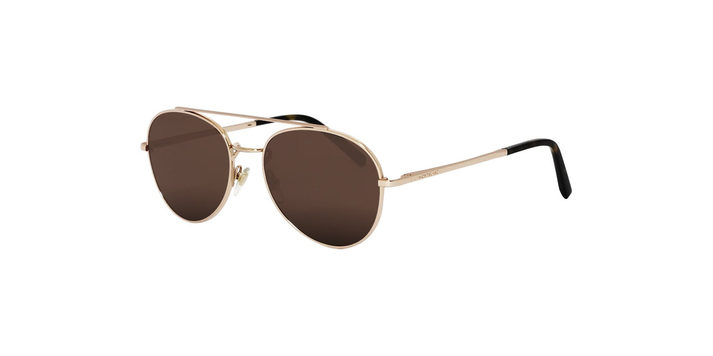Lente Solar Mont Blanc MB605S Dorado