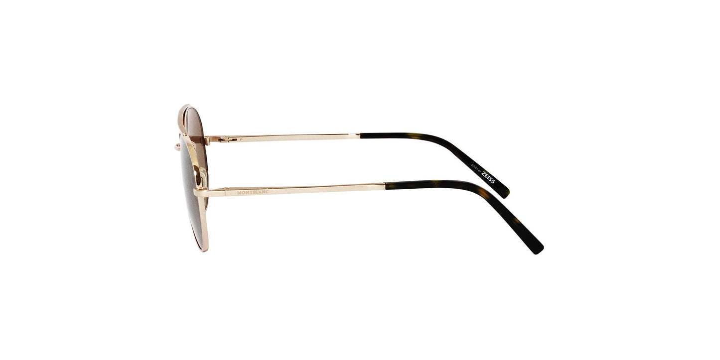 Lente Solar Mont Blanc MB605S Dorado