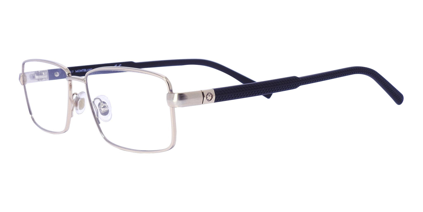 Lente Oftálmico Mont Blanc MB629 Dorado
