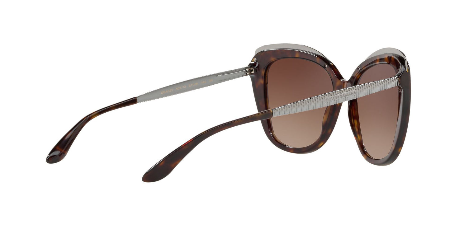Lente Solar Dolce Gabbana DG4332 Havana