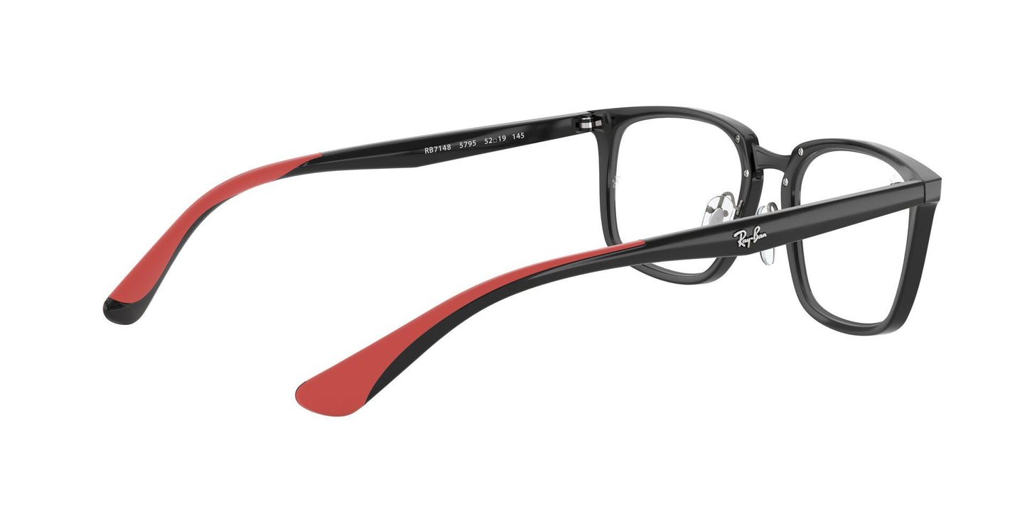 Lente Oftálmico Ray Ban RX7148 Negro