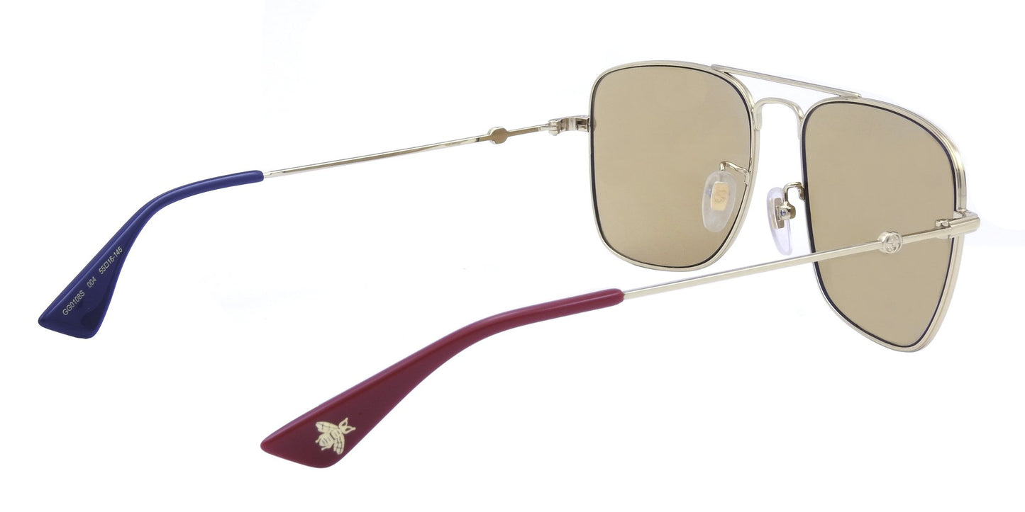 Lente Solar Gucci GG0108S Dorado