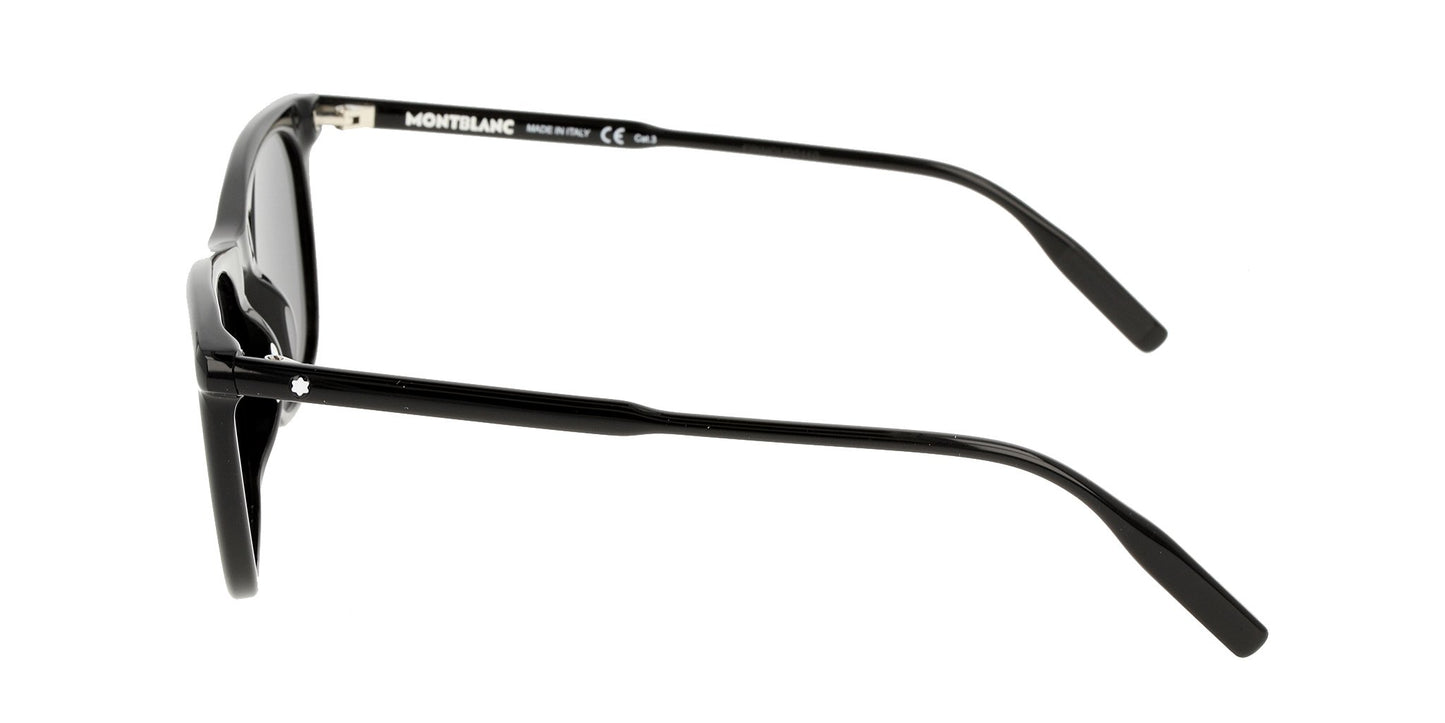 Lente Solar Montblanc MB0007S Negro