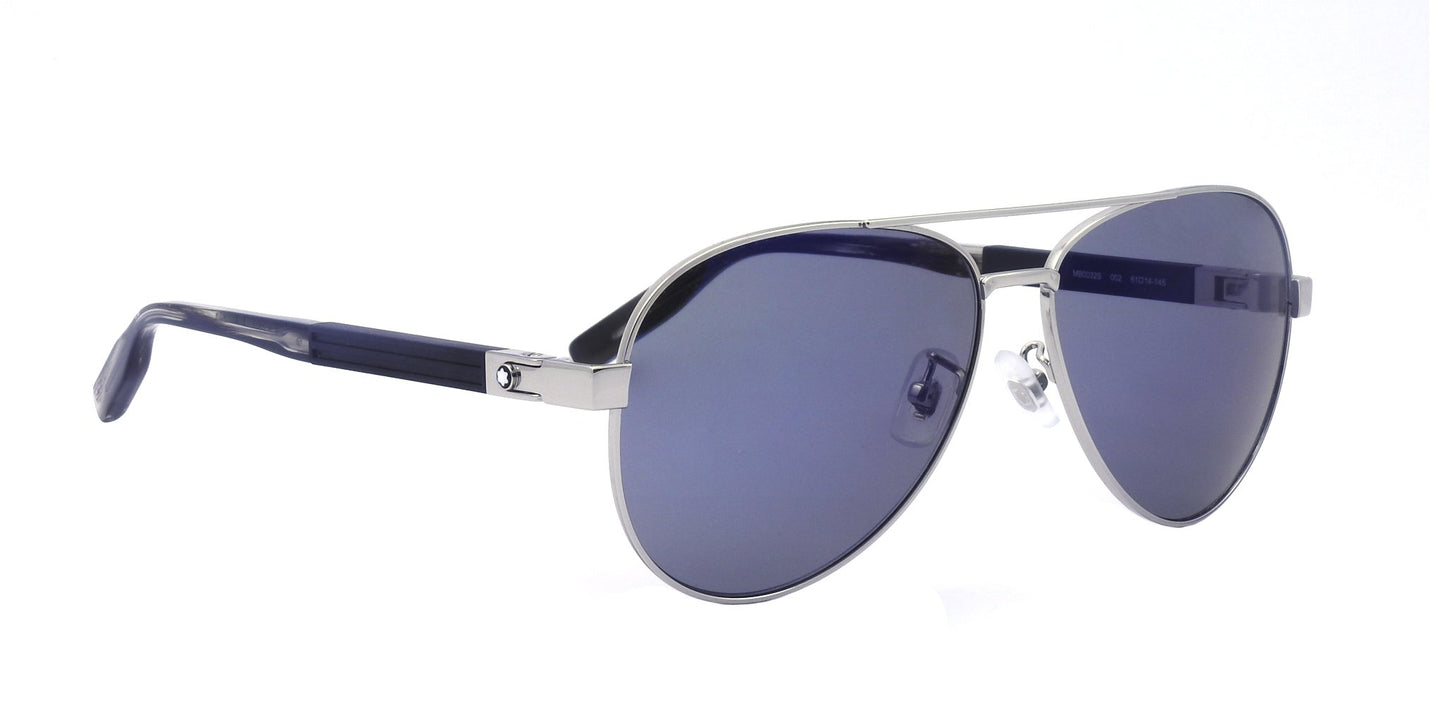 Lente Solar Montblanc MB0032S Plata