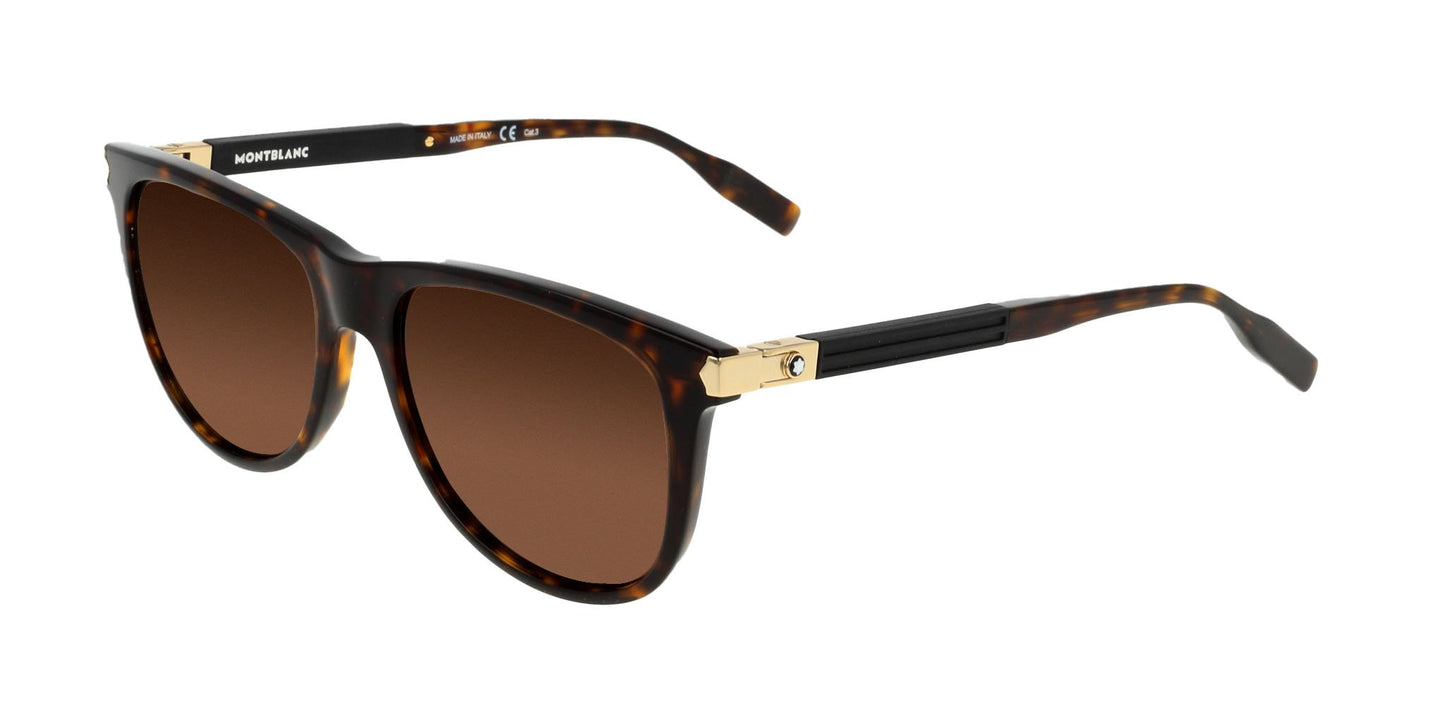 Lente Solar Montblanc MB0031S Havana