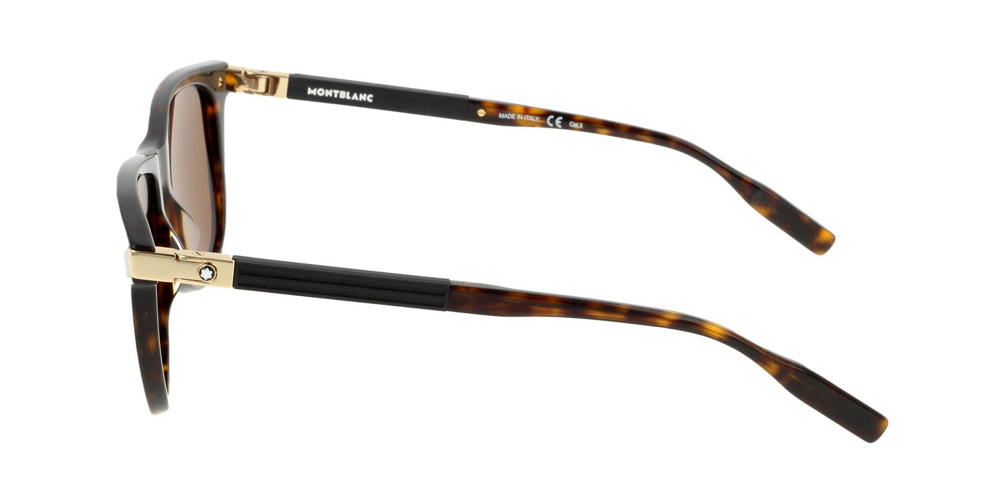 Lente Solar Montblanc MB0031S Havana