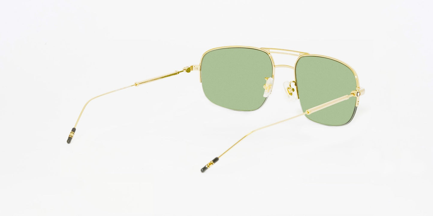Lente Solar Montblanc MB0109S-002 Dorado