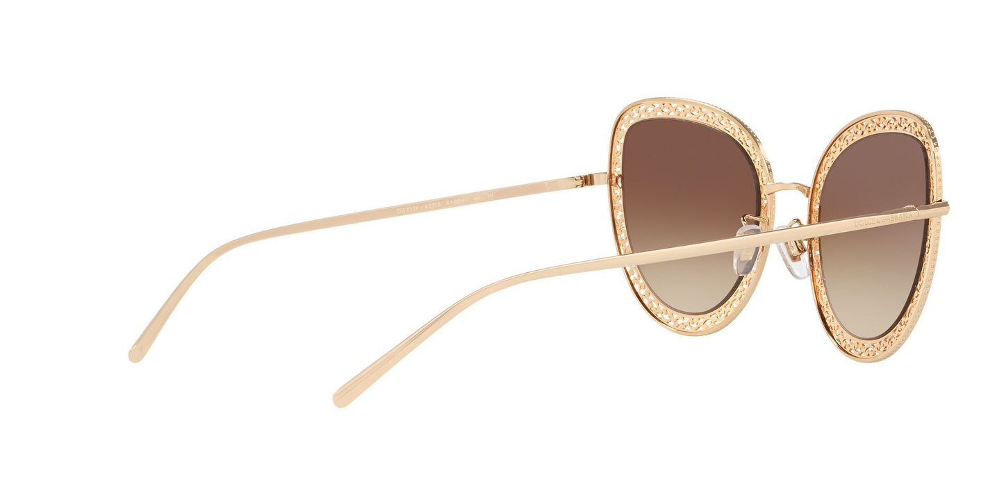 Lente Solar Dolce Gabbana DG2226 Dorado