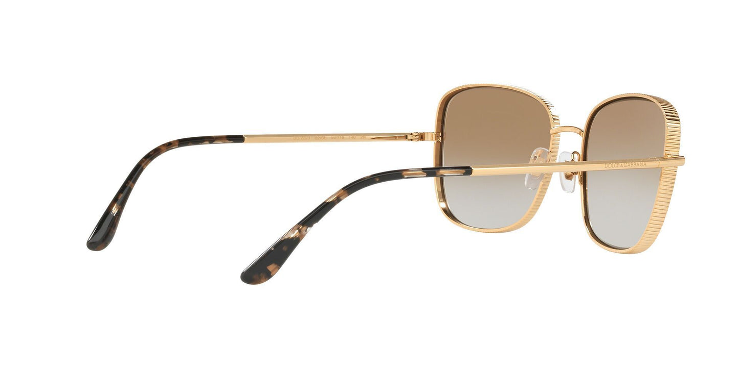 Lente Solar Dolce Gabbana DG2223 Dorado