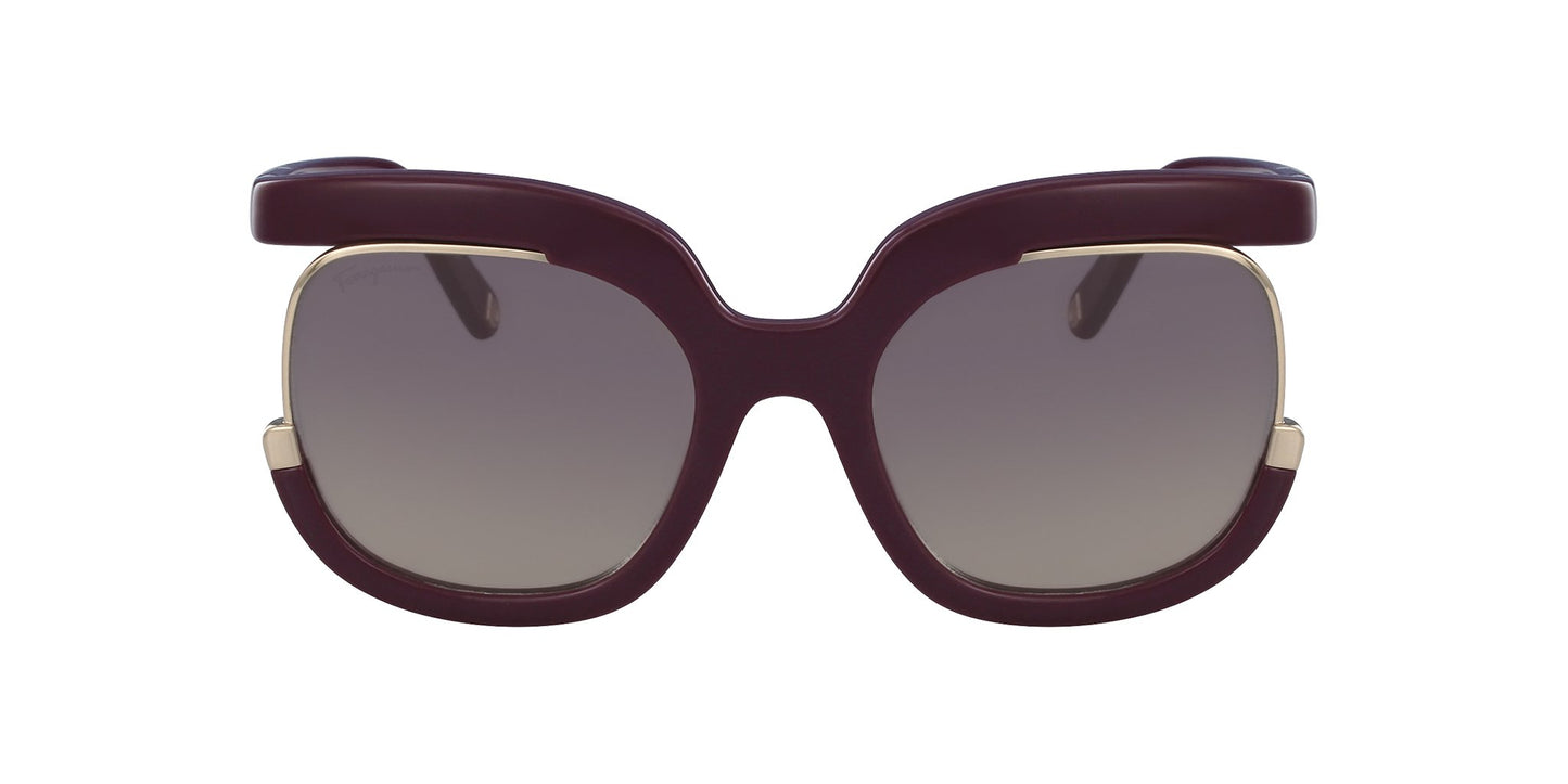 Lente Solar Salvatore Ferragamo SF863S Morado