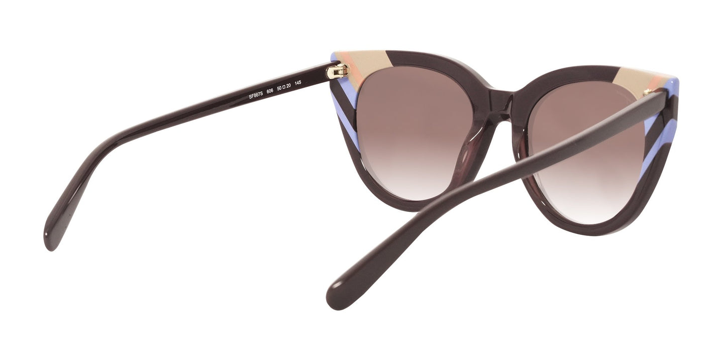 Lente Solar Salvatore Ferragamo SF867S Café