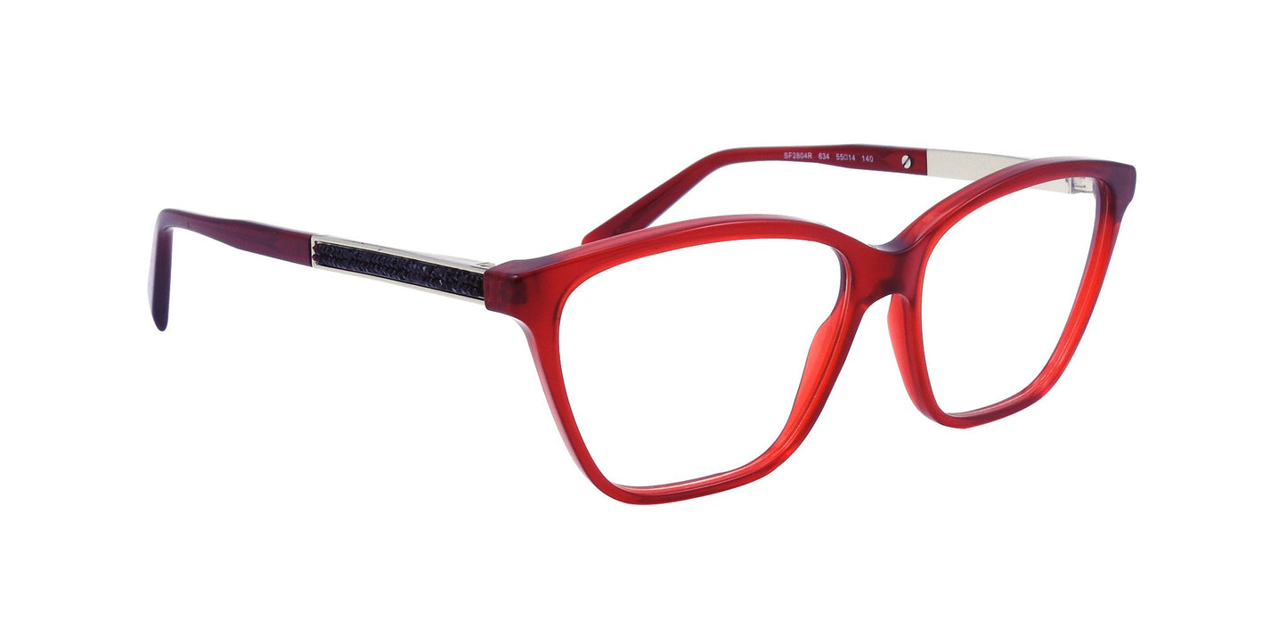 Lente Oftálmico Salvatore Ferragamo SF2804R Rojo