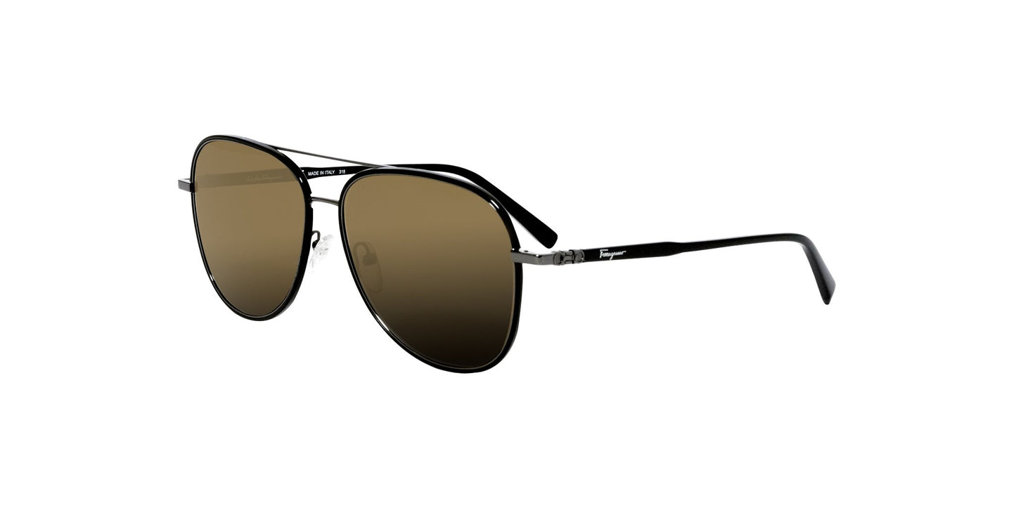 Lente Solar Salvatore Ferragamo SF181S Negro