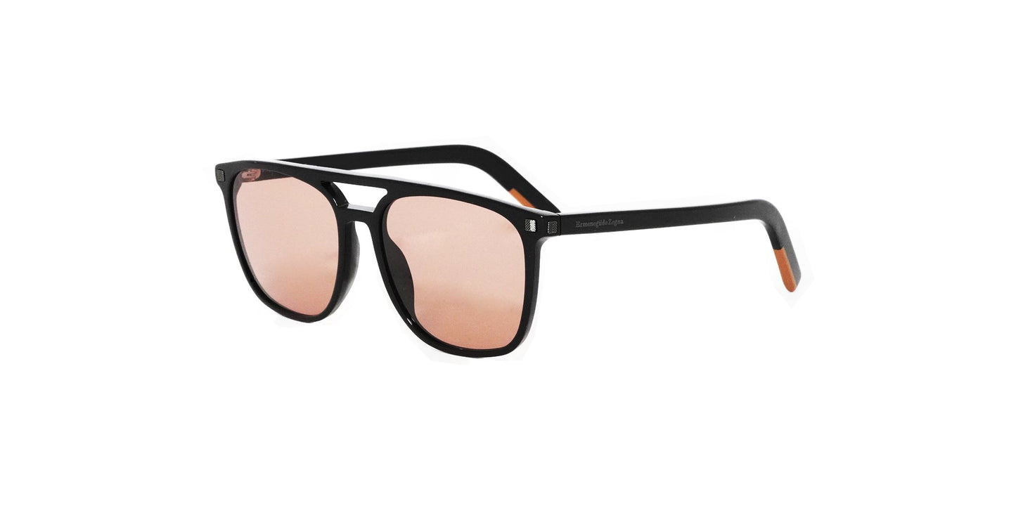 Lente Solar Ermenegildo Zegna EZ0124 Negro